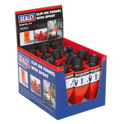 Clip-On Funnel with Spout - Display Box of 12