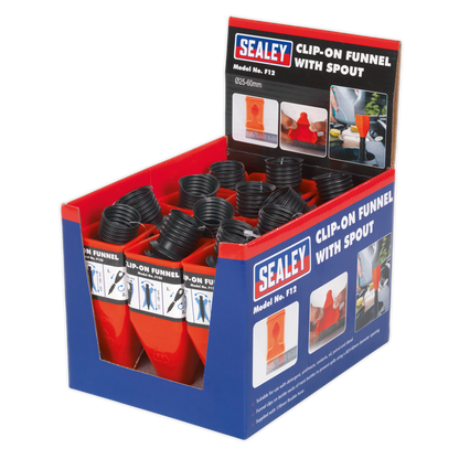 Clip-On Funnel with Spout - Display Box of 12