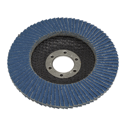 115mm Zirconium Flap Discs 80Grit 22mm Bore - Pack of 10