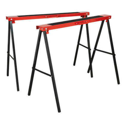 Fold Down Trestles 100kg Capacity per Trestle - Pair