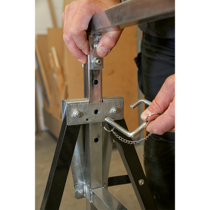 Fold Down Telescopic Trestle 200kg Capacity
