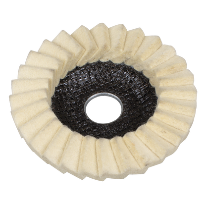 Felt Flap Disc Ø115mm Ø22mm Bore - Pack of 5