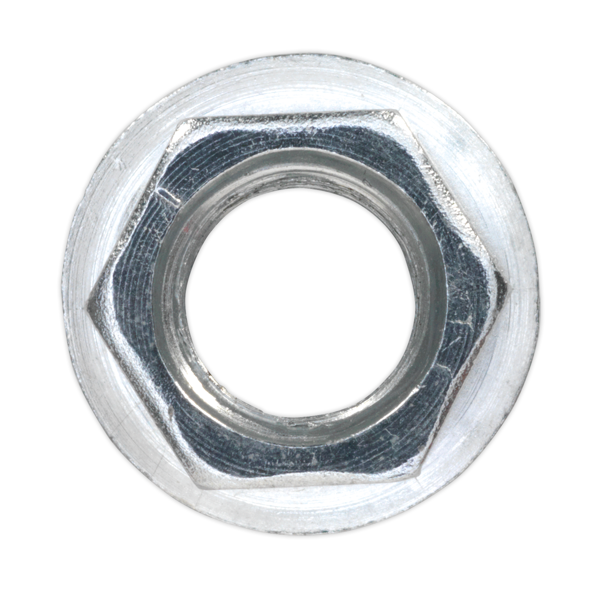 Zinc Plated Serrated Flange Nut M10 - Pack of 100