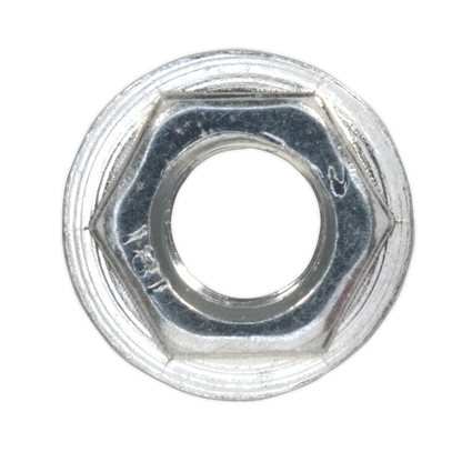 Zinc Plated Serrated Flange Nut M5 - Pack of 100