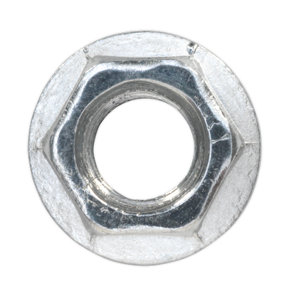 Zinc Plated Serrated Flange Nut M8 - Pack of 100