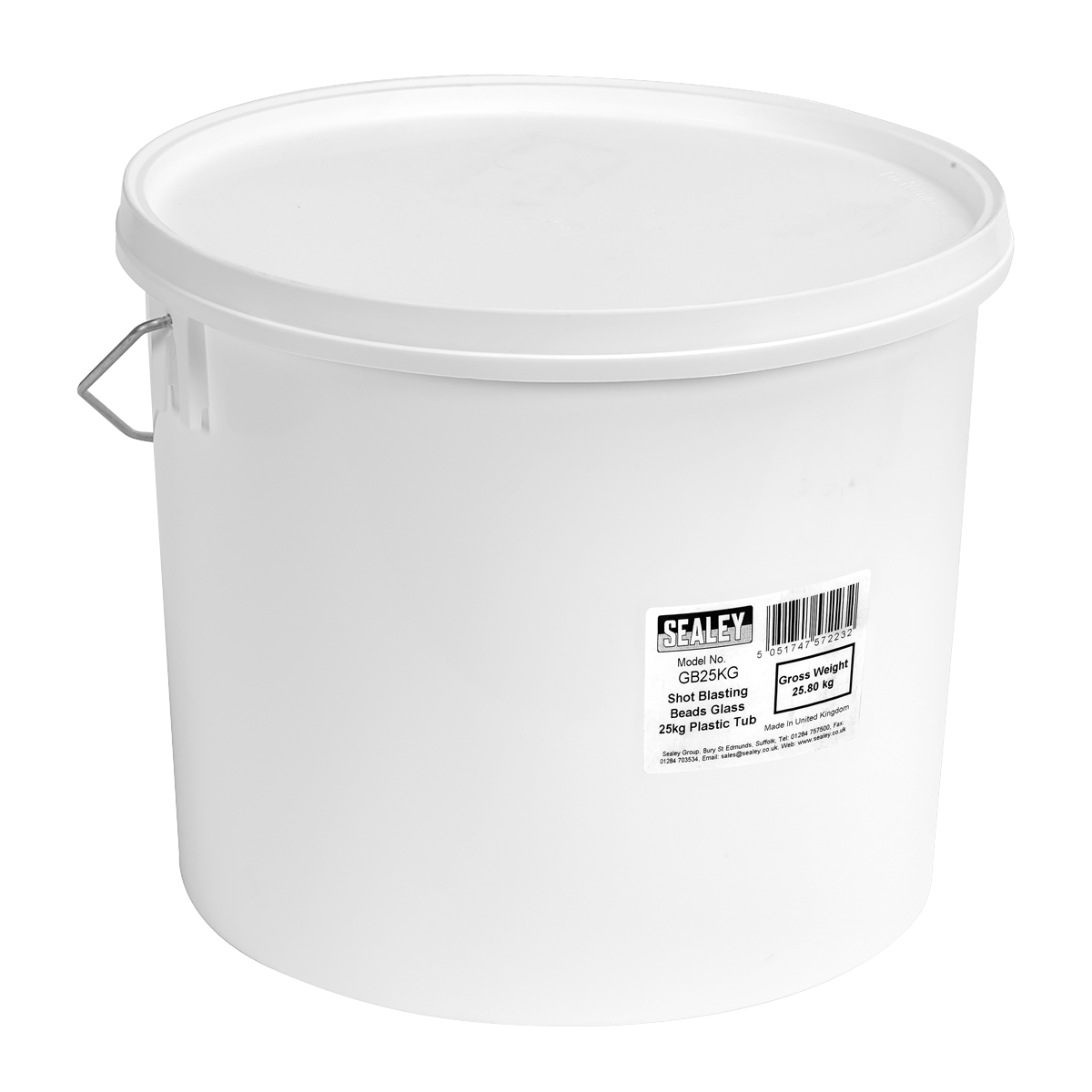 Shot Blasting Glass Beads Tub 25kg
