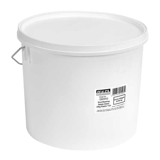 Shot Blasting Glass Beads Tub 25kg