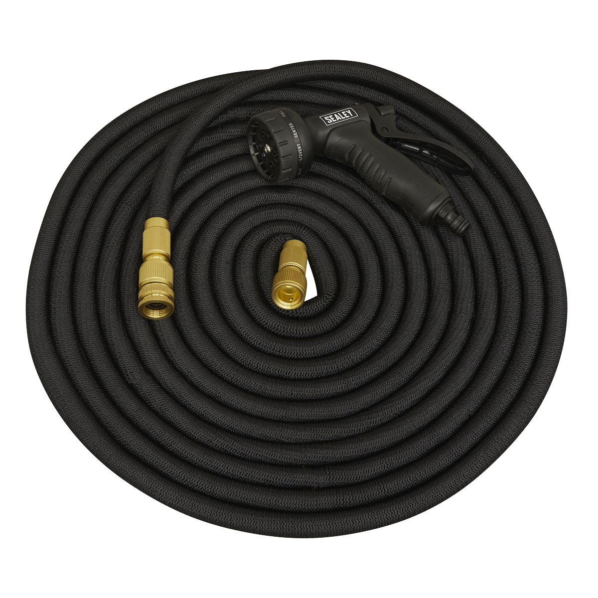 Ø17mm Expandable Garden Hose Black 30m Premium