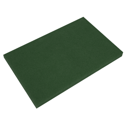 Worksafe® Green Scrubber Pads 12 x 18 x 1" - Pack of 5