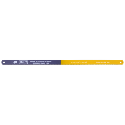 Bi-Metal Hacksaw Blade 18/24/32tpi Vari-Pitch 300mm - Pack of 10