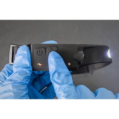 Rechargeable Head Torch with Auto-Sensor 5W COB & 3W LED
