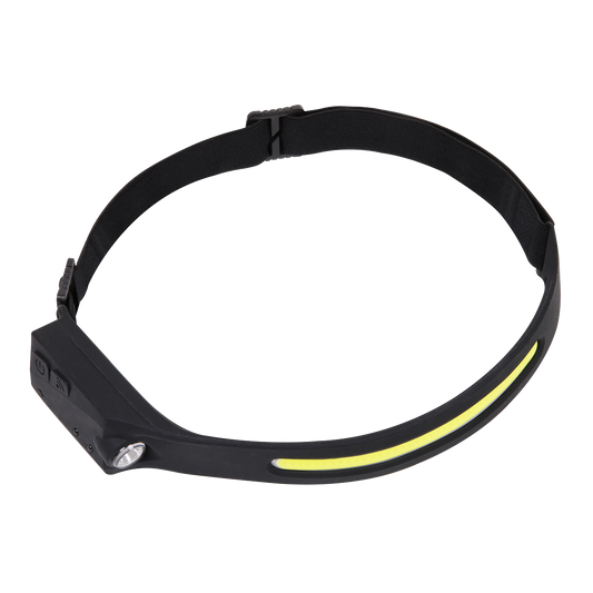 Rechargeable Head Torch with Auto-Sensor 5W COB & 3W LED