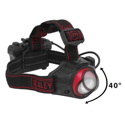 Rechargeable Head Torch with Auto-Sensor 5W COB LED