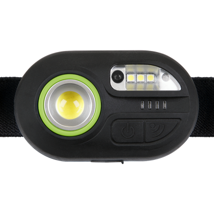 Rechargeable Headlight with Auto-Sensor 3W COB & 1W SMD LED
