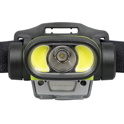 Rechargeable Head Torch with Auto-Sensor 5W & 3W COB LED