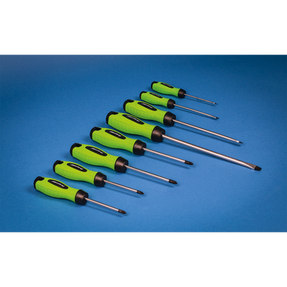 Premier Screwdriver Set 8pc - Hi-Vis Green