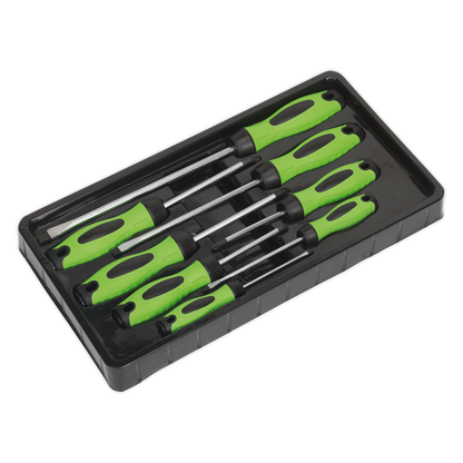 Premier Screwdriver Set 8pc - Hi-Vis Green