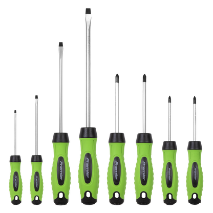 Premier Screwdriver Set 8pc - Hi-Vis Green