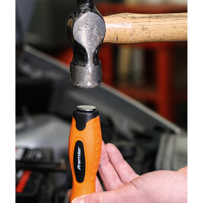 Premier Hammer-Thru Screwdriver Set 8pc - Hi-Vis Orange
