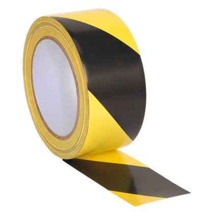 Hazard Warning Tape 50mm x 33m - Black/Yellow