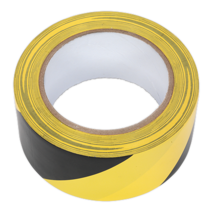 Hazard Warning Tape 50mm x 33m - Black/Yellow