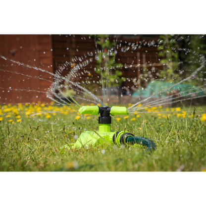 Adjustable Rotating Garden Sprinkler 3-Arm