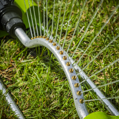 Oscillating Water Sprinkler 17 Nozzles with Brass Heads