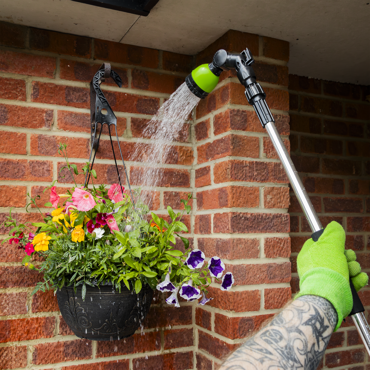 Telescopic Lance 6-Pattern Spray Head 140cm