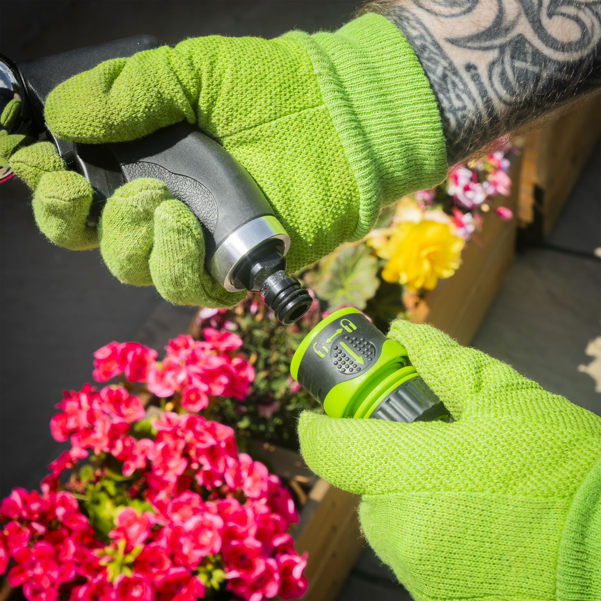 Spray Gun With Soft Grip Handle 10-Pattern