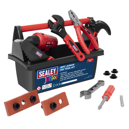 Junior Toy Tool Set 19pc