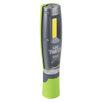 LED Twist Rechargeable Inspection Light 8W COB & 1W SMD