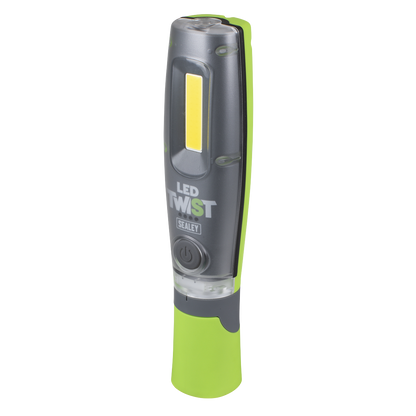 LED Twist Rechargeable Inspection Light 8W COB & 1W SMD