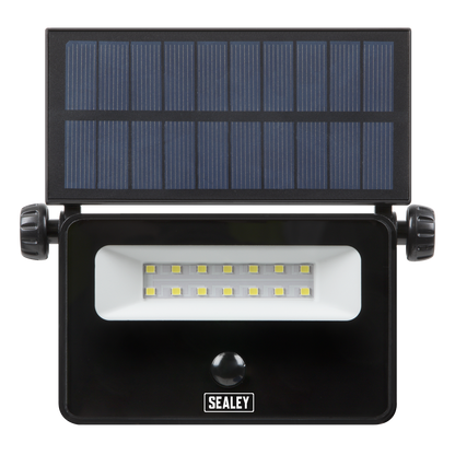 Extra-Slim Solar Floodlight with Wall Bracket 16W SMD LED