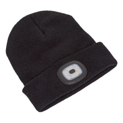 Rechargeable USB Beanie Hat 1W SMD LED