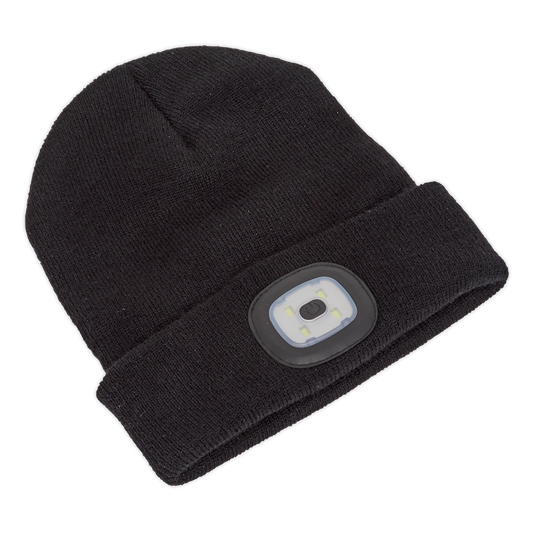 Rechargeable USB Beanie Hat 1W SMD LED