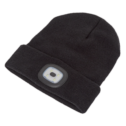 Rechargeable USB Beanie Hat 1W SMD LED