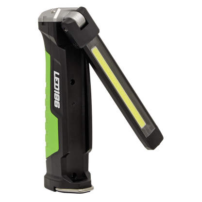 Rechargeable Slim Folding Inspection Light 6W COB LED & 1W SMD LED