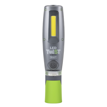 Rechargeable Inspection Light 16W COB & 1W SMD LED - Green - Display Box of 12