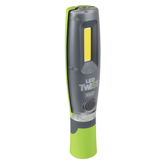 LED Twist Rechargeable Inspection Light Green