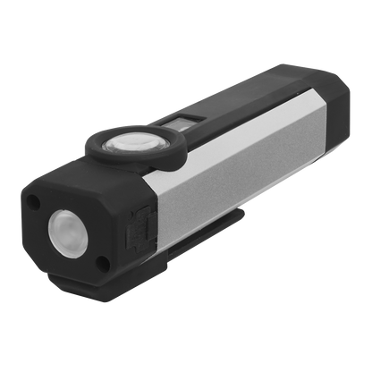 Rechargeable Aluminium Pocket Light with UV 3W COB & 1W SMD LED