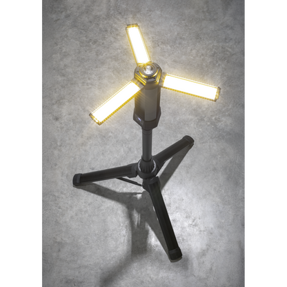 Rechargeable Flexible Floodlight with Tripod 24W COB LED & 5W SMD LED