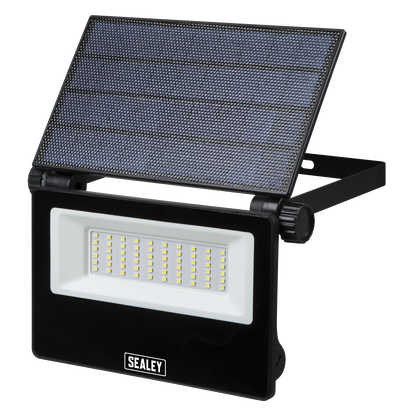 Extra-Slim Solar Floodlight with Wall Bracket 30W SMD LED