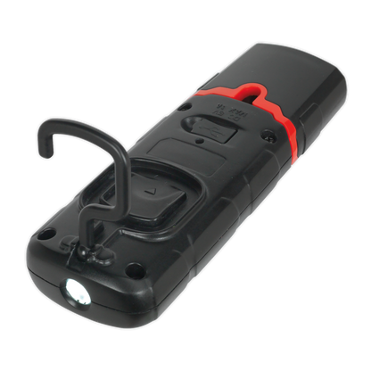 Rechargeable 360° Inspection Light 3W COB & 1W SMD LED - Black