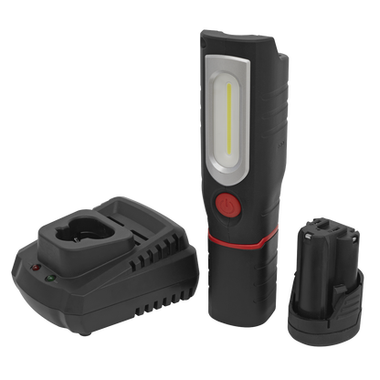 SV12 Series 8W COB LED Inspection Light with Battery & Charger Combo 12V