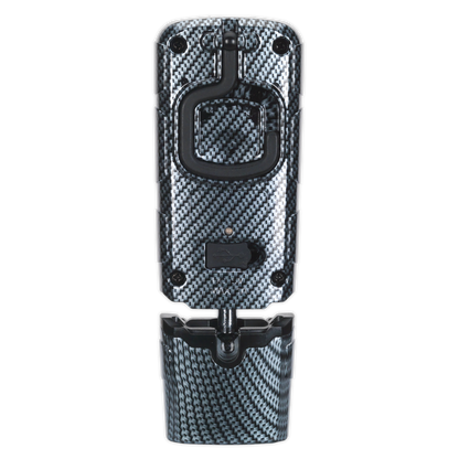 Rechargeable 360° Inspection Light 3W COB & 1W SMD LED - Carbon Fibre Effect