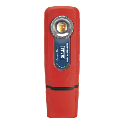 360° Rechargeable Inspection Light 5W COB LED Colour Match CRI 96 - 3-Colour