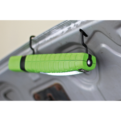 Rechargeable 360° Inspection Light 8W & 3W SMD LED - Green