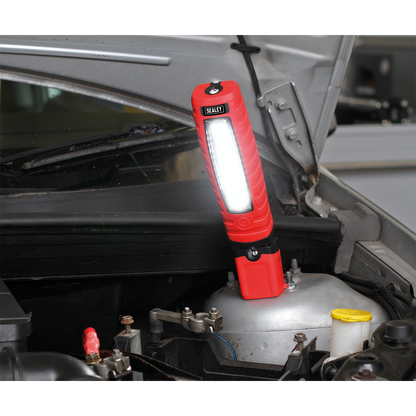 Rechargeable 360° Inspection Light 8W & 3W SMD LED - Red