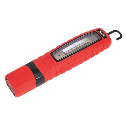 Rechargeable 360° Inspection Light 8W & 3W SMD LED - Red