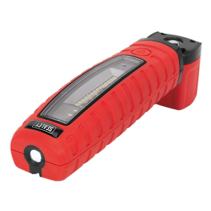 Rechargeable 360° Inspection Light 8W & 3W SMD LED - Red